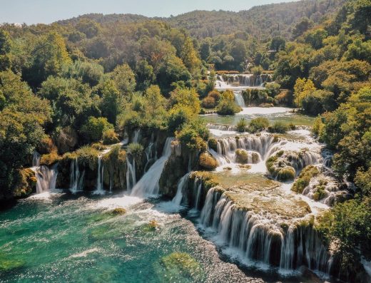 From Split: Krka Waterfalls Tour, Boat Cruise & Swimming
